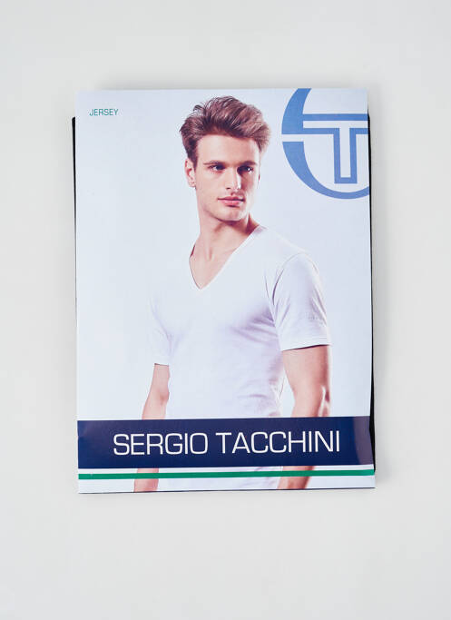 T-shirt coupe cintrée manches courtes noir SERGIO TACCHINI homme