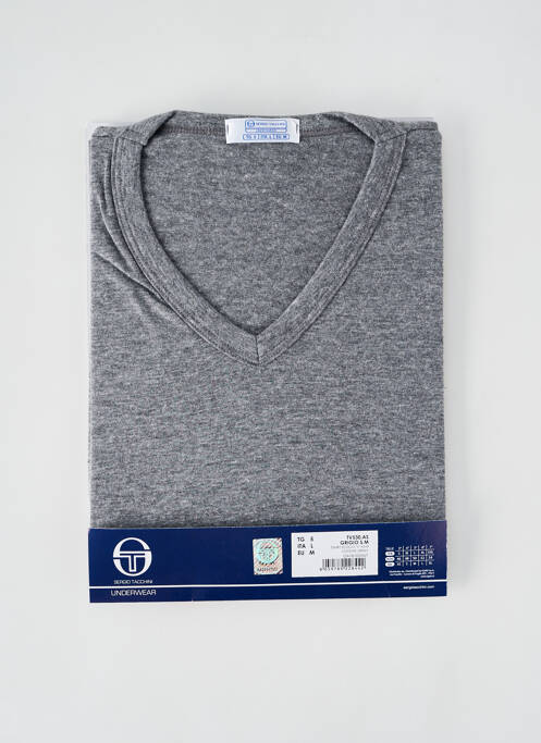 T-shirt gris SERGIO TACCHINI homme