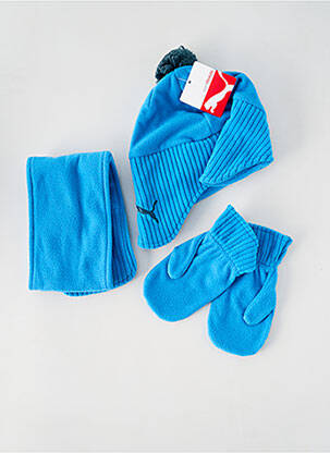 Bonnet tissage polaire bleu PUMA garçon