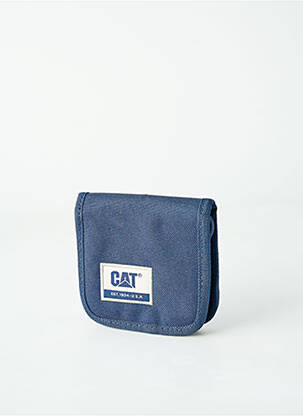 Portefeuille coutures renforcées bleu CAT homme
