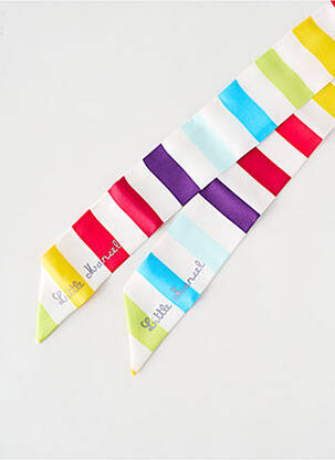 Foulard effet matière satinée blanc LITTLE MARCEL femme