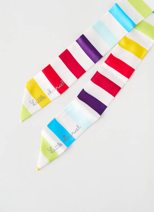 Foulard coutures renforcées blanc LITTLE MARCEL femme
