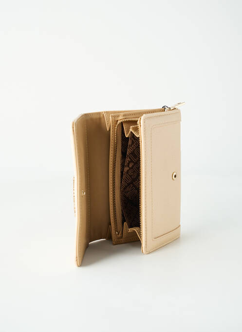 Portefeuille beige LOVE MOSCHINO femme