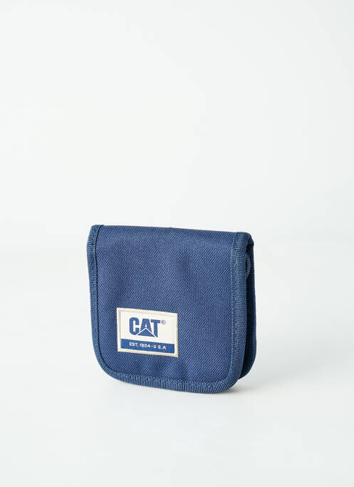 Portefeuille bleu CAT pour homme