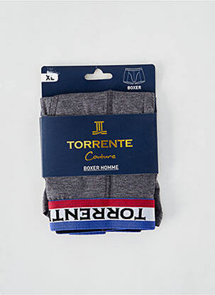 Boxer stretch gris TORRENTE homme
