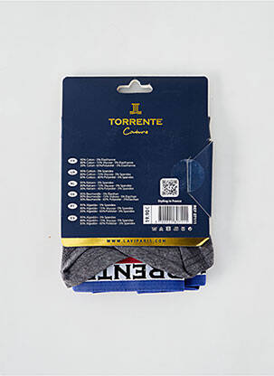 Boxer stretch gris TORRENTE homme