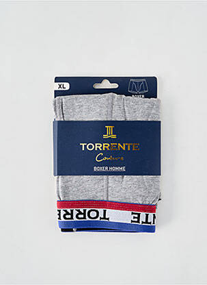 Boxer stretch gris TORRENTE homme