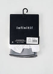 Boxer blanc INFINITIF pour homme seconde vue