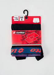 Boxer noir LOTTO pour homme seconde vue