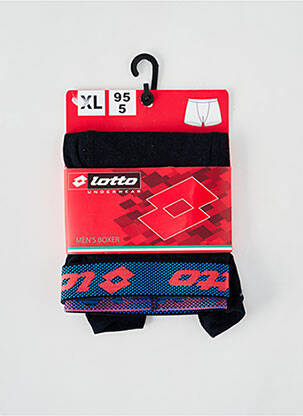 Boxer noir LOTTO pour homme