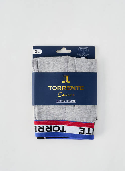 Boxer stretch gris TORRENTE homme
