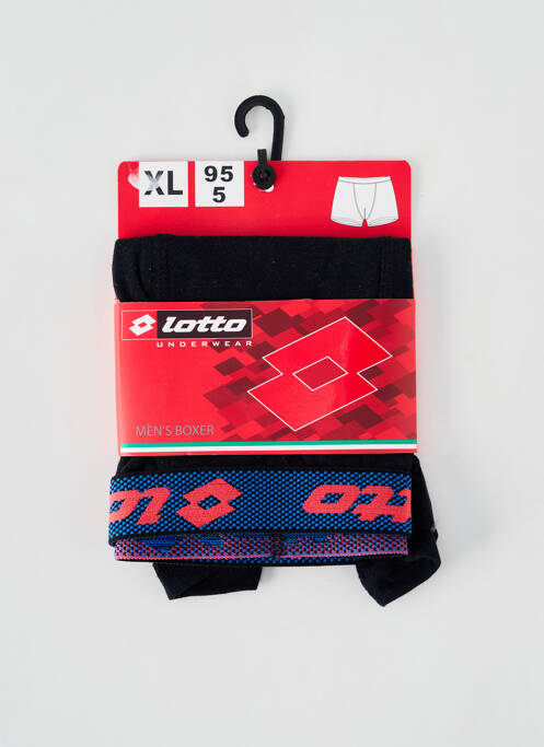 Boxer noir LOTTO pour homme