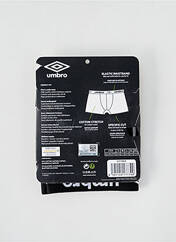 Boxer noir UMBRO pour homme seconde vue