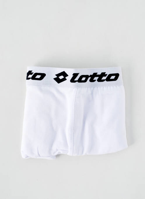 Boxer blanc LOTTO pour homme