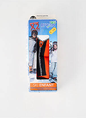 Chaussettes imprimé fantaisie orange RYWAN fille