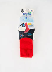 Chaussettes rouge RYWAN pour enfant seconde vue