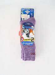Chaussettes violet LORPEN pour enfant seconde vue