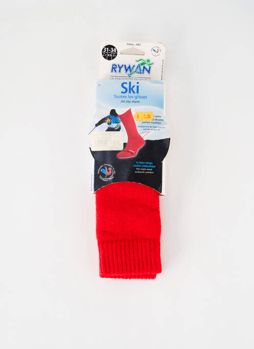 Chaussettes rouge RYWAN pour enfant