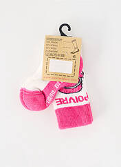 Chaussettes rose POIVRE BLANC pour fille seconde vue