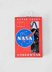 Boxer noir NASA pour homme seconde vue