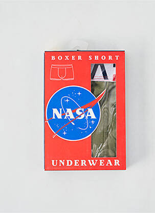 Boxer vert NASA pour homme