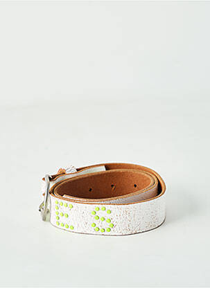 Ceinture réglable blanc LE TEMPS DES CERISES femme