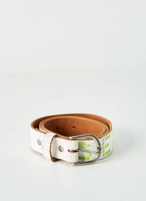 Ceinture effet usé blanc LE TEMPS DES CERISES femme
