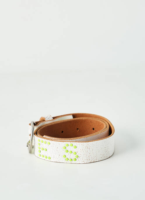 Ceinture effet usé blanc LE TEMPS DES CERISES femme