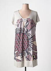 Robe courte gris SOGGO pour femme seconde vue