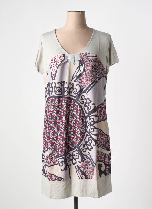 Robe courte gris SOGGO pour femme