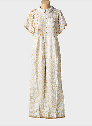 Combi-pantalon beige CHLOE LAETITIA pour femme