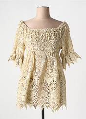 Tunique manches courtes beige BEATNIK PHILOSOPHY pour femme seconde vue