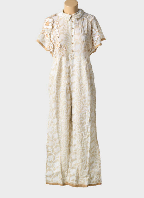 Combi-pantalon beige CHLOE LAETITIA pour femme