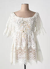 Tunique manches courtes blanc BEATNIK PHILOSOPHY pour femme seconde vue