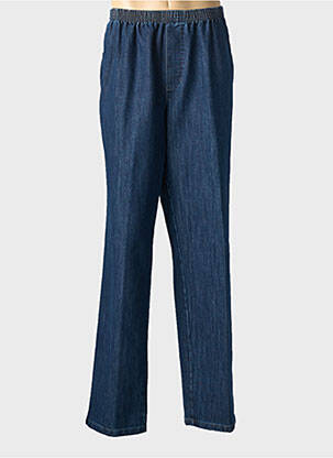 Pantalon chino stretch taille normale bleu LUIGI MORINI homme