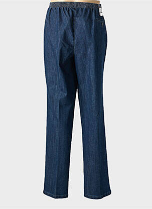 Pantalon chino stretch taille normale bleu LUIGI MORINI homme