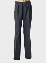 Pantalon chino stretch taille normale bleu fonce LUIGI MORINI homme