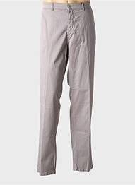 Pantalon chino stretch taille normale gris DELAHAYE homme