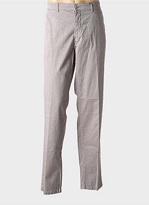 Pantalon chino stretch taille normale gris DELAHAYE homme