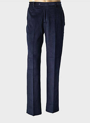 Pantalon droit stretch taille normale bleu PIERRE D'ARLANC homme