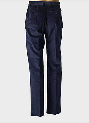 Pantalon droit tissage velours taille normale bleu PIERRE D'ARLANC homme