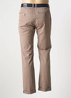 Pantalon droit stretch taille normale beige COFOX homme