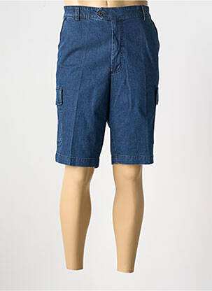 Bermuda stretch taille normale bleu SEA BARRIER homme