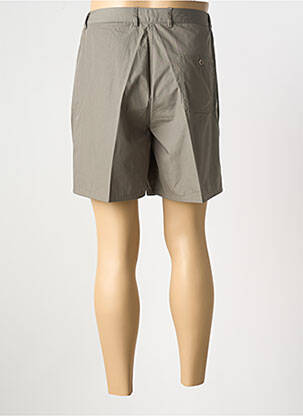 Short tissage popeline taille normale vert PIERRE D'ARLANC homme