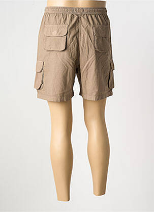 Short poches taille normale marron OAKS VALLEY homme