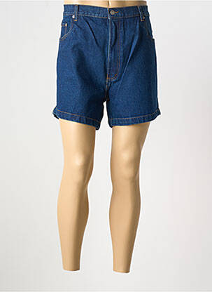 Short tissage denim taille normale bleu EASYLINE femme