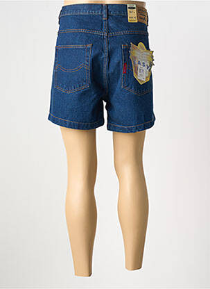 Short tissage denim taille normale bleu EASYLINE femme