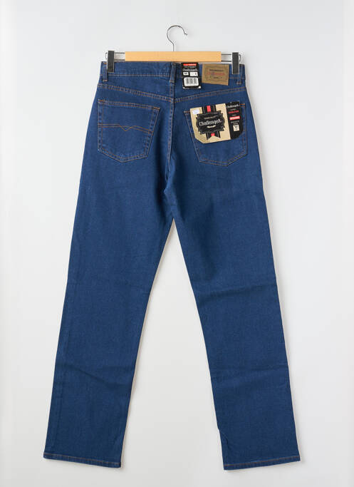Jeans coupe droite stretch taille normale bleu CHALLENGER homme