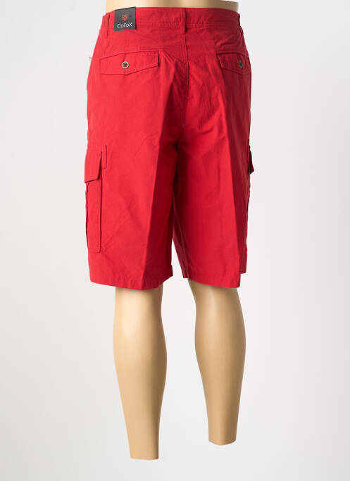 Bermuda rouge COFOX pour homme