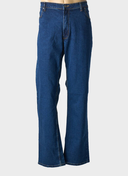 Jeans coupe droite bleu REAL AIGLON pour homme